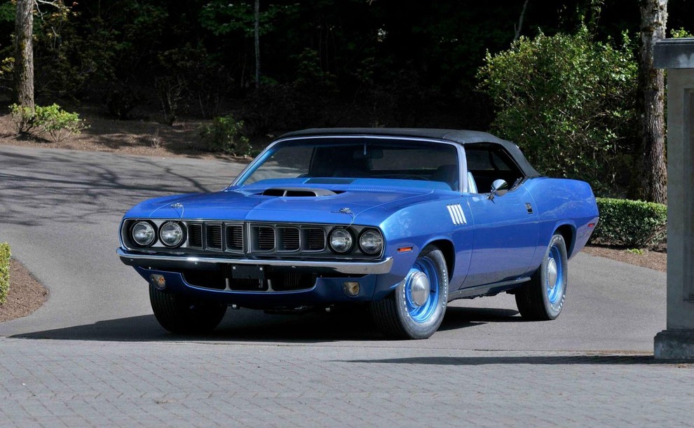 1971 Plymouth HEMI ‘Cuda Convertible – 3,5 milijona dolarjev Tretja in zadnja različica modela 'Cuda velja za enega najlepših avtomobilov, …