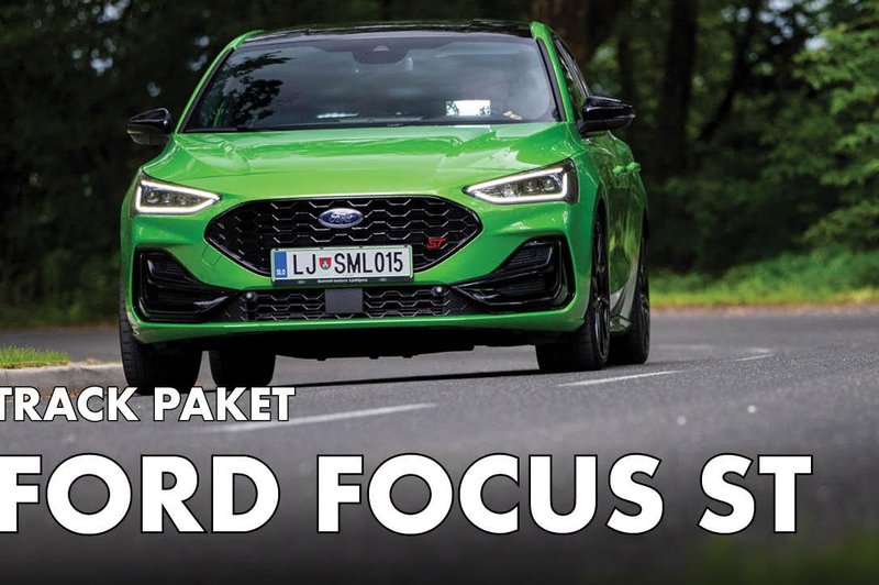 ‘Zlobno zeleni’ Ford Focus zdaj s paketom za dirkališča – kakšne so izboljšave? (foto: Uroš Modlic)