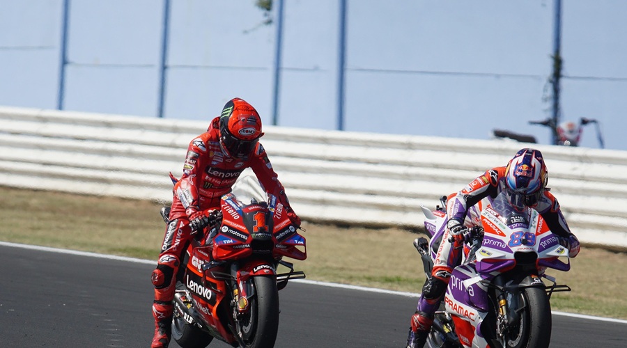 Bagnaia le teden dni po poškodbi že med najhitrejšimi (foto: Profimedia)