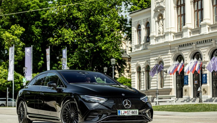 Test: Mercedes-Benz EQE 350 4MATIC - Prepoznavne lastnosti v neprepoznavni podobi