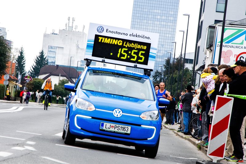 Ljubljanski maraton: obetajo se zapore pomembnih ljubljanskih cest. Preverite, katerim delom se je dobro izogniti (foto: Matjaž Šerkezi)