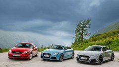 Vse tri generacije Audija TT skupaj
