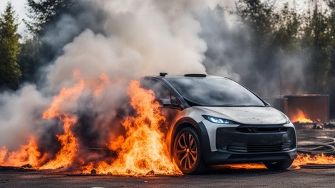 Na Danskem zgorel električni avtomobil, razlog za to je naravnost bizaren…