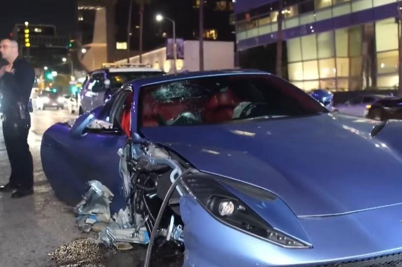 Hollywoodski igralec v ulični dirki razbil svojega dragocenega Ferrarija: to je posnetek, ki vam da misliti (foto: YouTube)