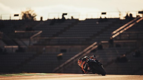 <p>Brad Bindner (KTM) na testiranjih v Valencii</p>