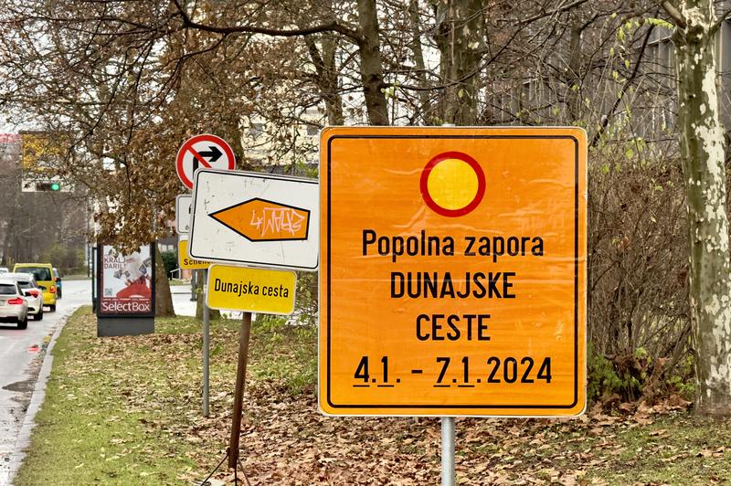 Podvoz na Dunajski zdaj delno odprt, a kako dolgo? (foto: Gregor Žvab)
