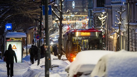 Mraz je ohromel javni promet v tej zeleni prestolnici, razlog vas bo presenetil
