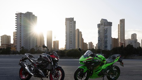 Vozili smo: Kawasaki Ninja 500 in Z500 (2024), nov dvovaljnik, majhna masa in odlične vozne lastnosti