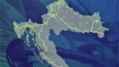 Na elektriko po Hrvaškem: veliko polnilnic in precejšnja gneča