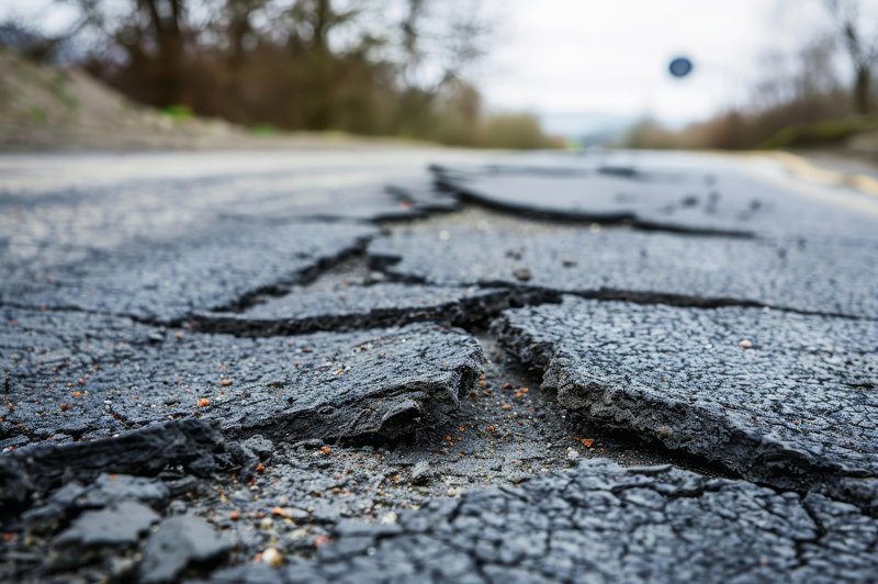 Ponekod s soljo, drugje z apnom – kako Evropa preprečuje poškodbe asfalta med vročinskim valom? (foto: Profimedia)