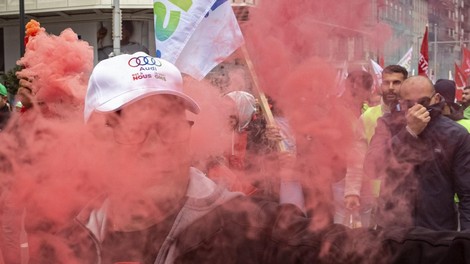 audi, bruselj, tovarna, zaprtje, protesti