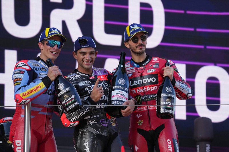 motogp, barcelona, prvak, jorge martin, francesco bagnaia