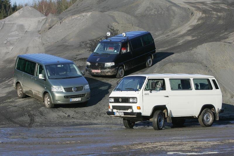 Volkswagnovi dostavniki štiri desetletja z vsemi štirimi