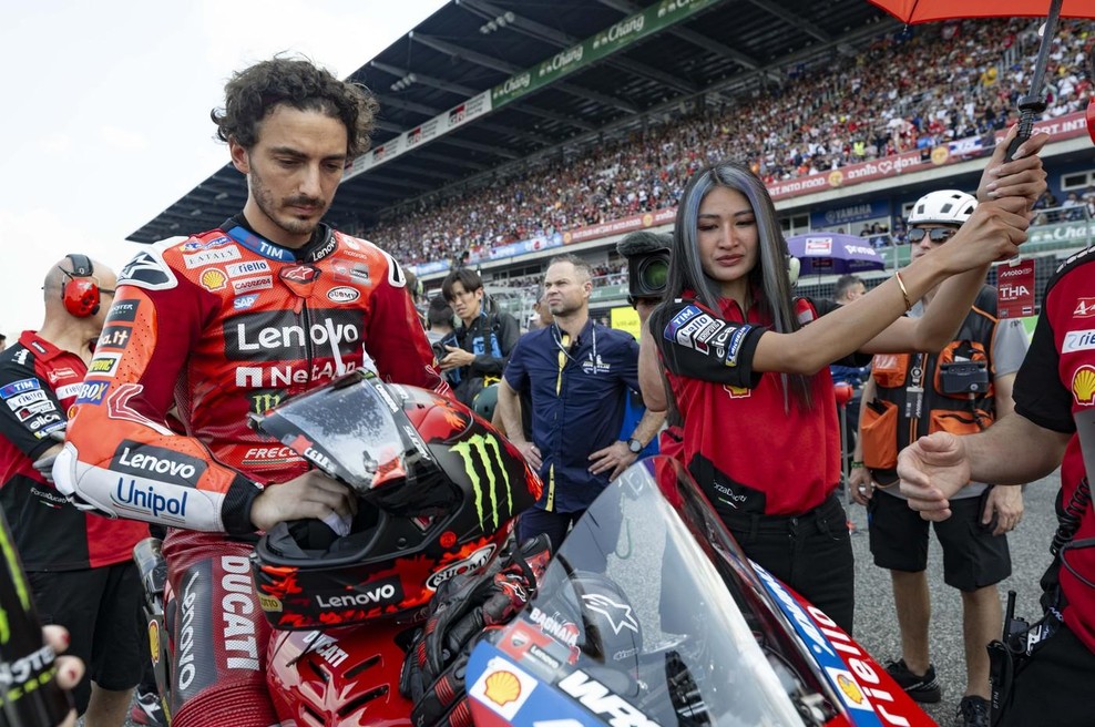 Bagnaia zmagovalec sprinta, Marc Marquez vedno bližje naslovu (foto: Profimedia)