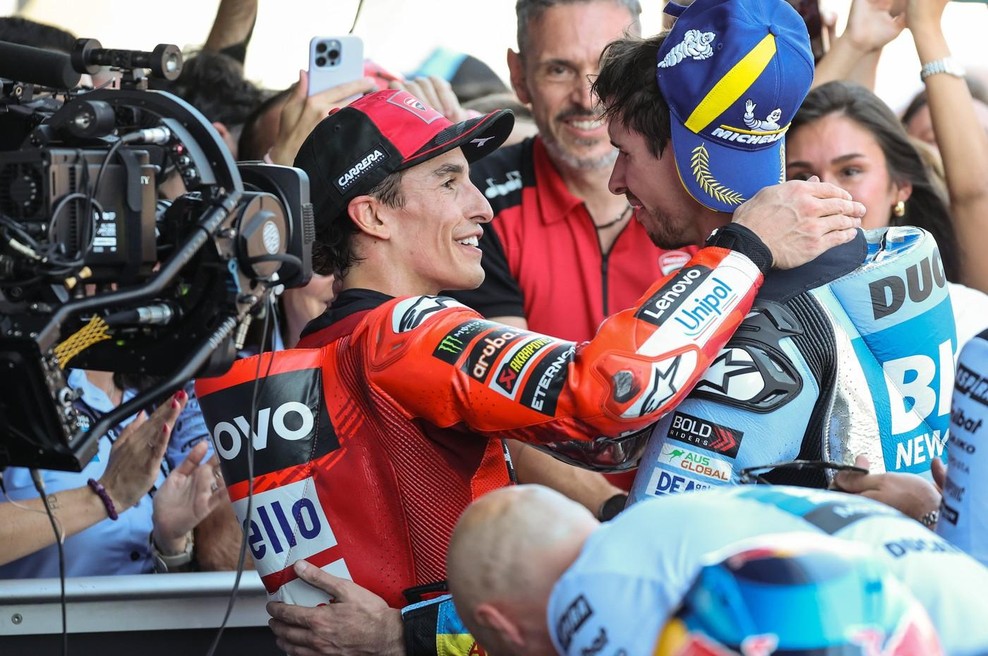 Marquez le še povečuje vodstvo v skupnem seštevku. Je naslov že praktično oddan? (foto: Profimedia)