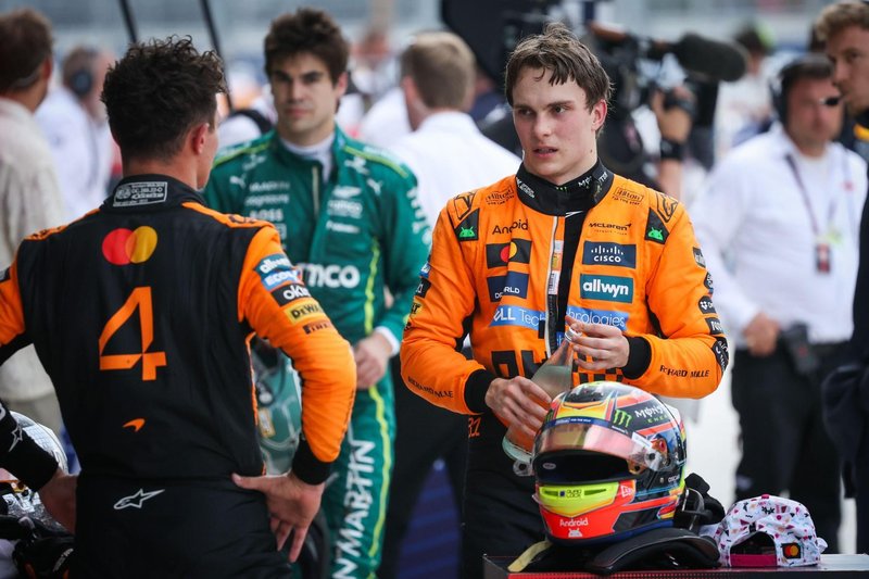 Oscar Piastri, Lando Norris, Lance Stroll