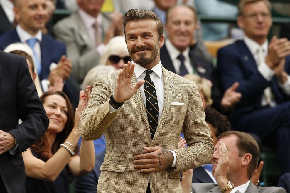 David Beckham ima praktično vse, a na zabavi za 50. rojstni dan si je želel imeti prav poseben avto, za katerega si nikoli ne bi mislili ... (foto: Profimedia)
