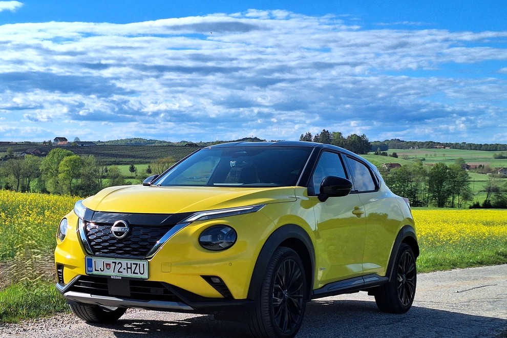 Test:  Nissan Juke HEV 143 N-Sport – Vrednost barvne lestvice
