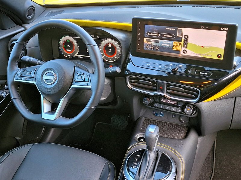 Test:  Nissan Juke HEV 143 N-Sport – Vrednost barvne lestvice