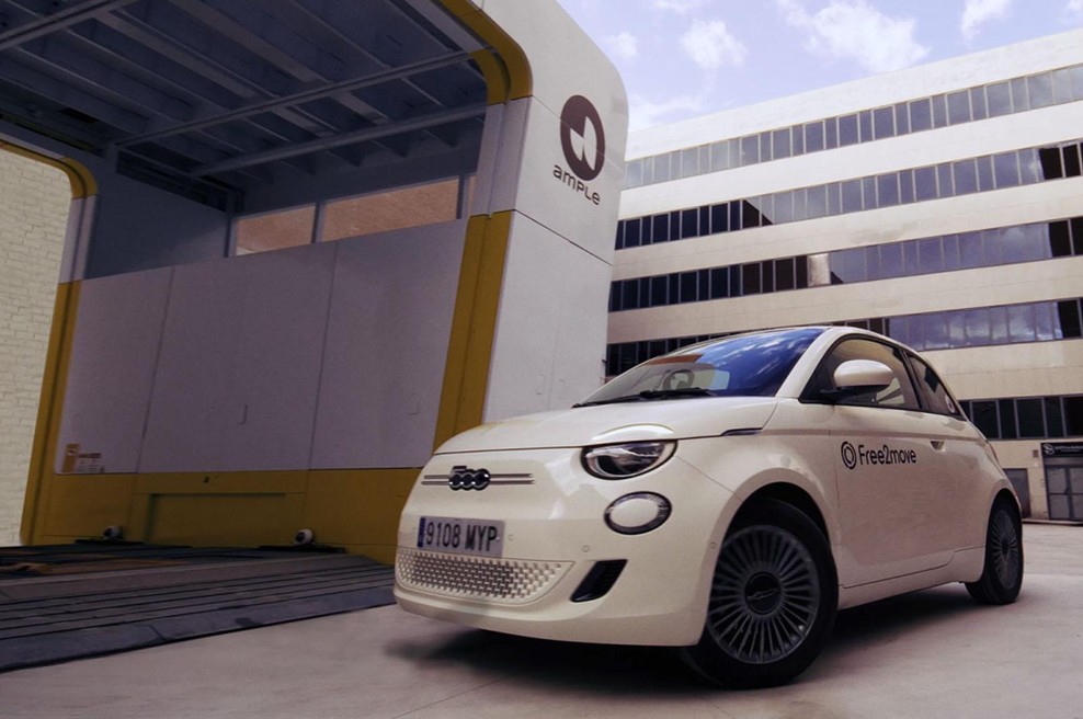 Evropski proizvajalec odprl prvo postajo za menjavo baterij (foto: Fiat)