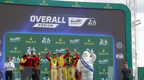 Ferrari že tretjič zapored osvojil Le Mans