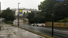 Obilno deževje povzroča težave v prestolnici. Preverite, kateri podvozi so zaprti
