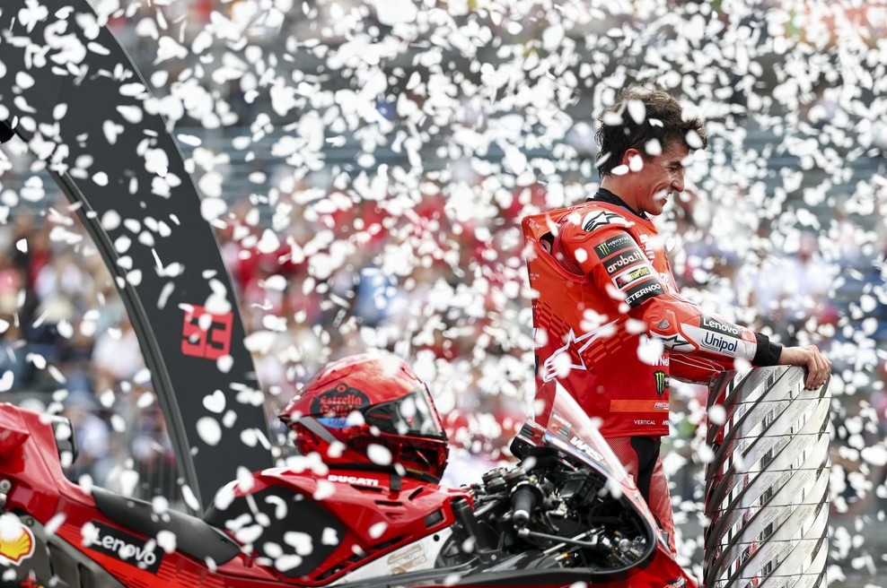Marc Marquez je še sedmič postal svetovni prvak v razredu MotoGP (foto: Profimedia)