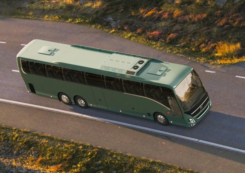 Avtobus z gigantskim baterijskim sklopom lahko prevozi do 700 kilometrov