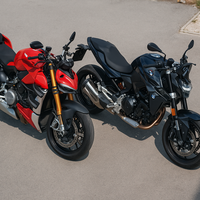 Rdeče in črno ali vaja iz dvojine (vzporedni test - BMW F900 R in Ducati Streetfighter V2S)
