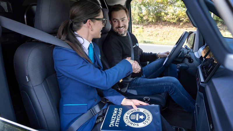 Znamka, ki se šele uveljavlja med dostavniki, je postavila svetovni rekord