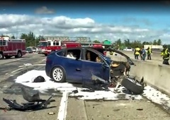 Neslavna bilanca Teslinih samovozečih taksijev: v petih mesecih so povzročili 7 nesreč