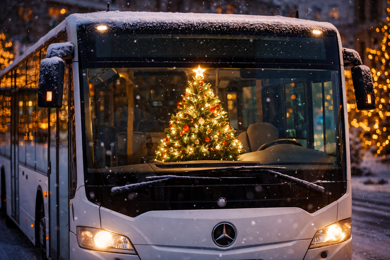 Naj se praznično blešči, a ne na avtomobilu