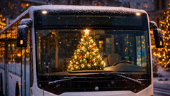 Naj se praznično blešči, a ne na avtomobilu