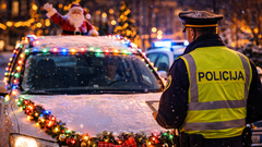 Naj se praznično blešči, a ne na avtomobilu