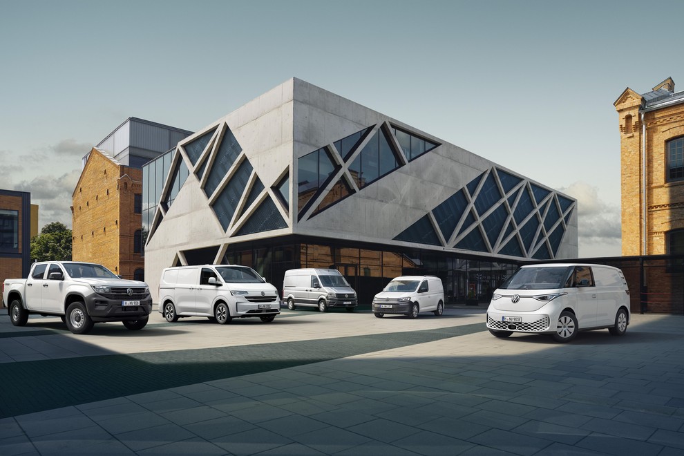 Volkswagnu gre očitno dobro, vsaj pri gospodarskih vozilih