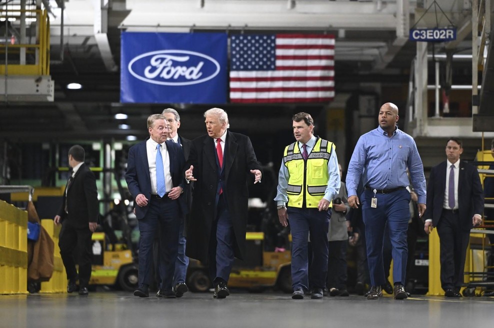 Fordov delavec kritiziral Trumpa. Kar je storil proizxvajalec pa je presenetilo vse, tudi sindikat (foto: Profimedia)