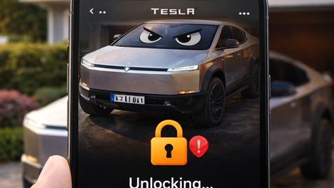 Cybertruck je pustil priklopljen na vtičnico in odšel na počitnice. Po vrnitvi pa…