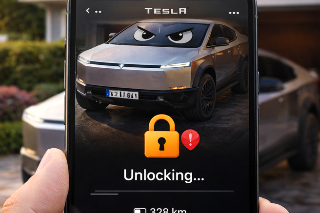 Cybertruck je pustil priklopljen na vtičnico in odšel na počitnice. Po vrnitvi pa…