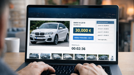 Tudi v Sloveniji je zdaj mogoče kupiti rabljeni avtomobil prek spletne dražbe