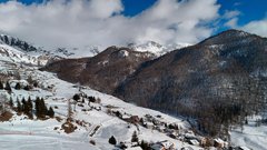 chamois alpe italija brez avtomobilov cesta raj turizem biser