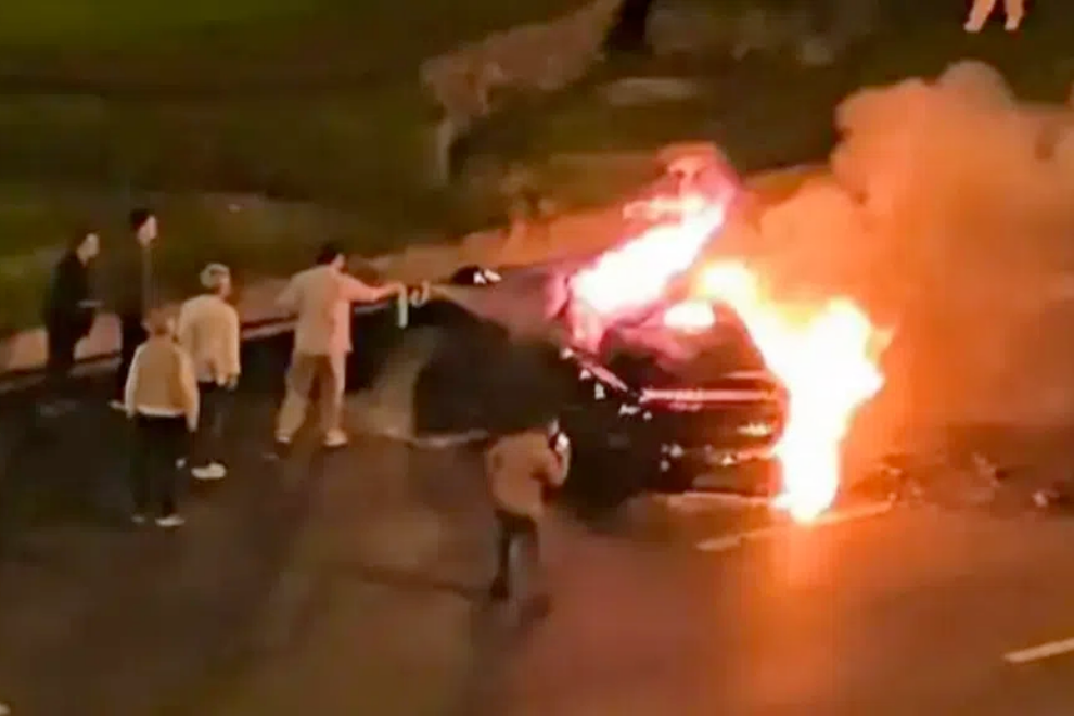 Epilog incidenta Xiaomija, znano je zakaj je umrl voznik v gorečem avtomobilu