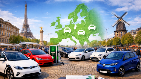 Evropska tehtnica nakupov avtomobilov se postopoma nagiba v novo smer