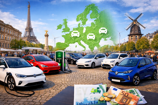 Evropska tehtnica nakupov avtomobilov se postopoma nagiba v novo smer