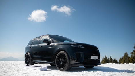 Range Rover na Kopah: razkošje in moč v zimskem okolju