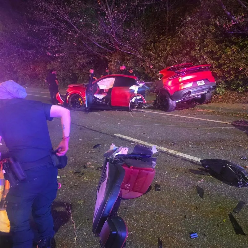 Porsche Cayenne nesreča