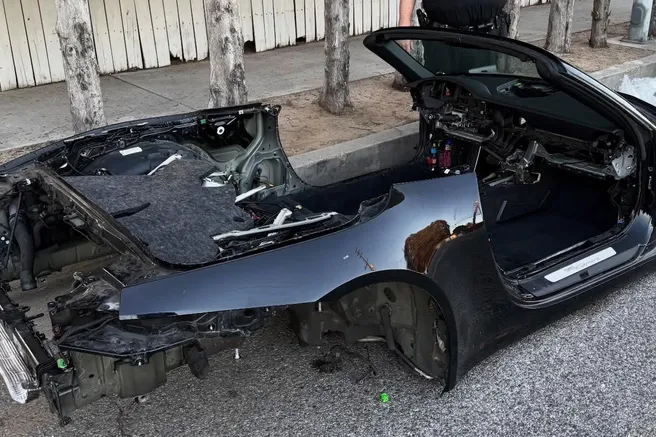 razstavljen porsche 911