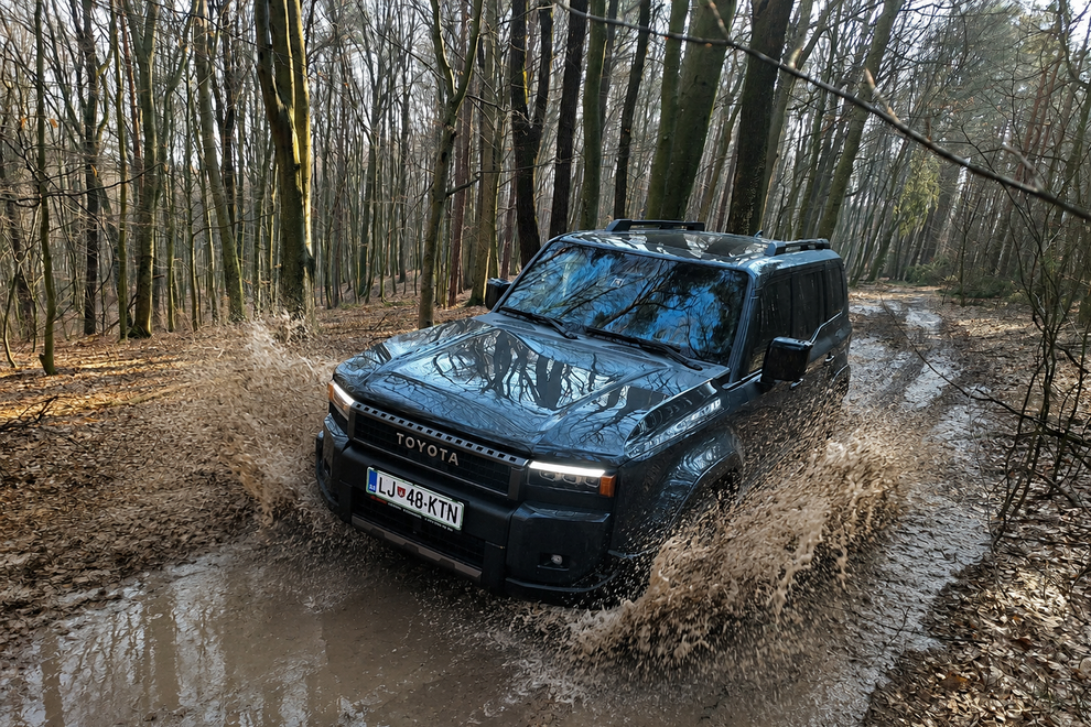 Test: Toyota Land Cruiser 2.8 D-4D MHEV Executive – Šminka na izklesanem obrazu