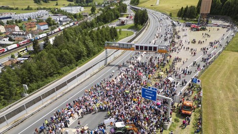Prelaz Brenner - popolna zapora - protest