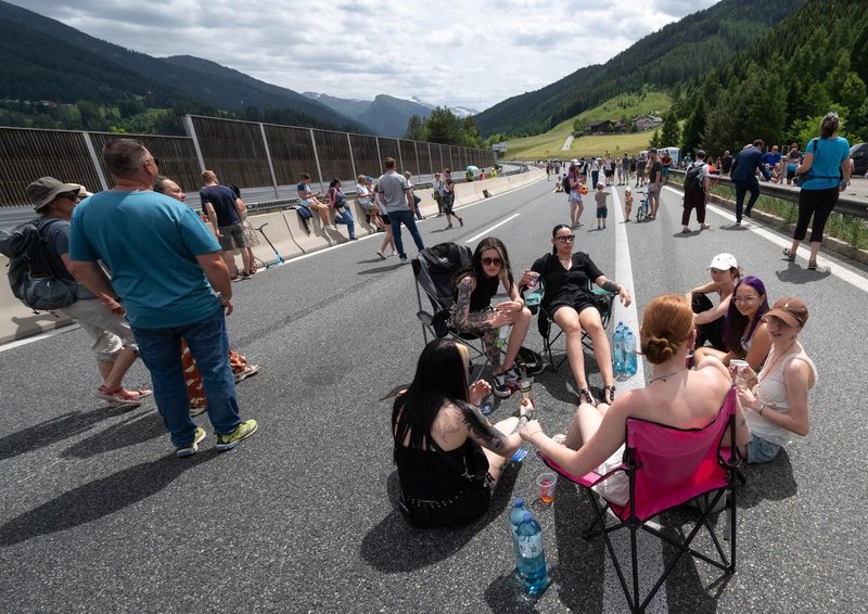 Prelaz Brenner - popolna zapora - protest