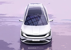 Škoda razkriva skice novega, velikega "električarja". Znano je, kdaj ga bodo razkrili v celoti